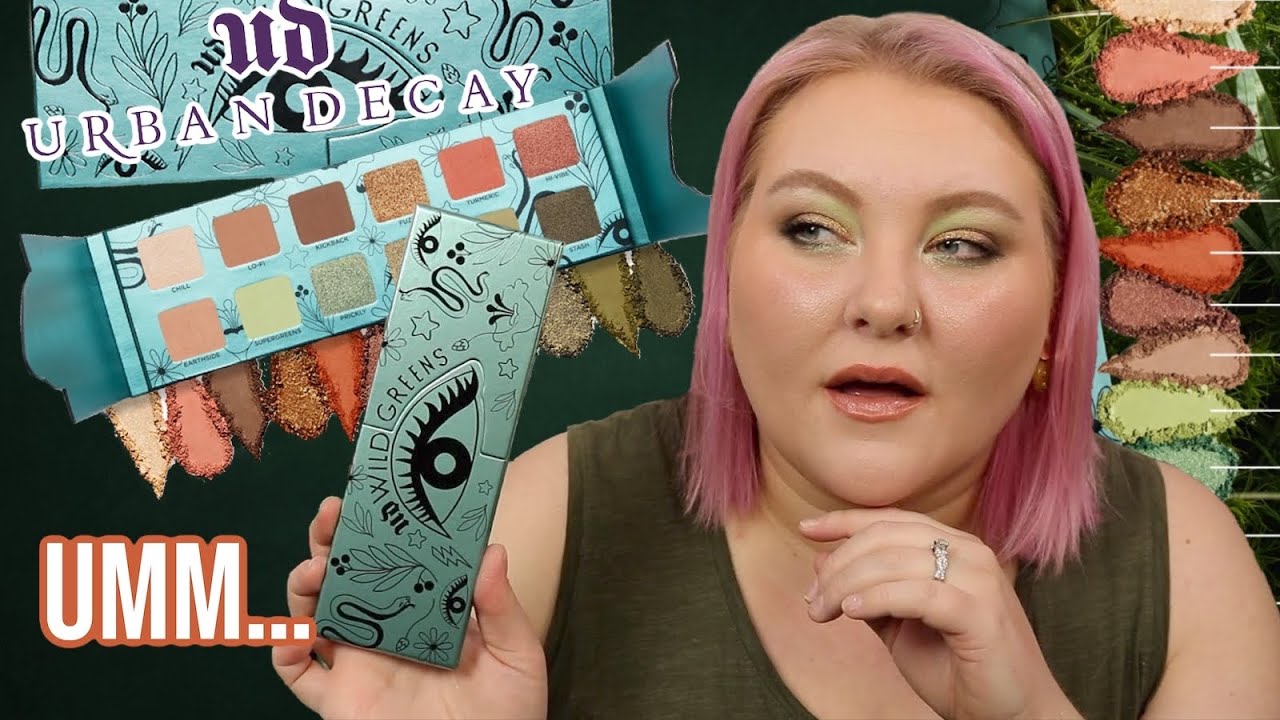 The Fantasy Was So Much Better... NEW Urban Decay Wild Greens Palette: Swatches + First Impressions!