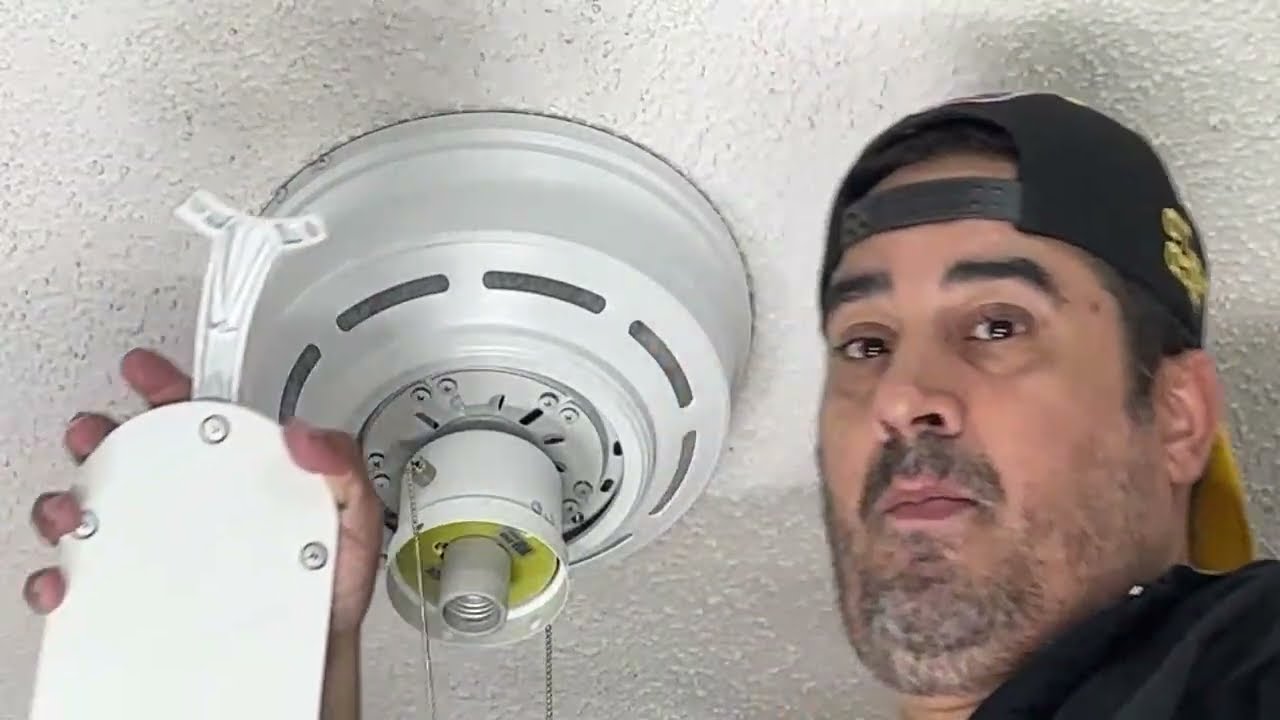 Como installar abanico de techo harbor breeze  #0807426