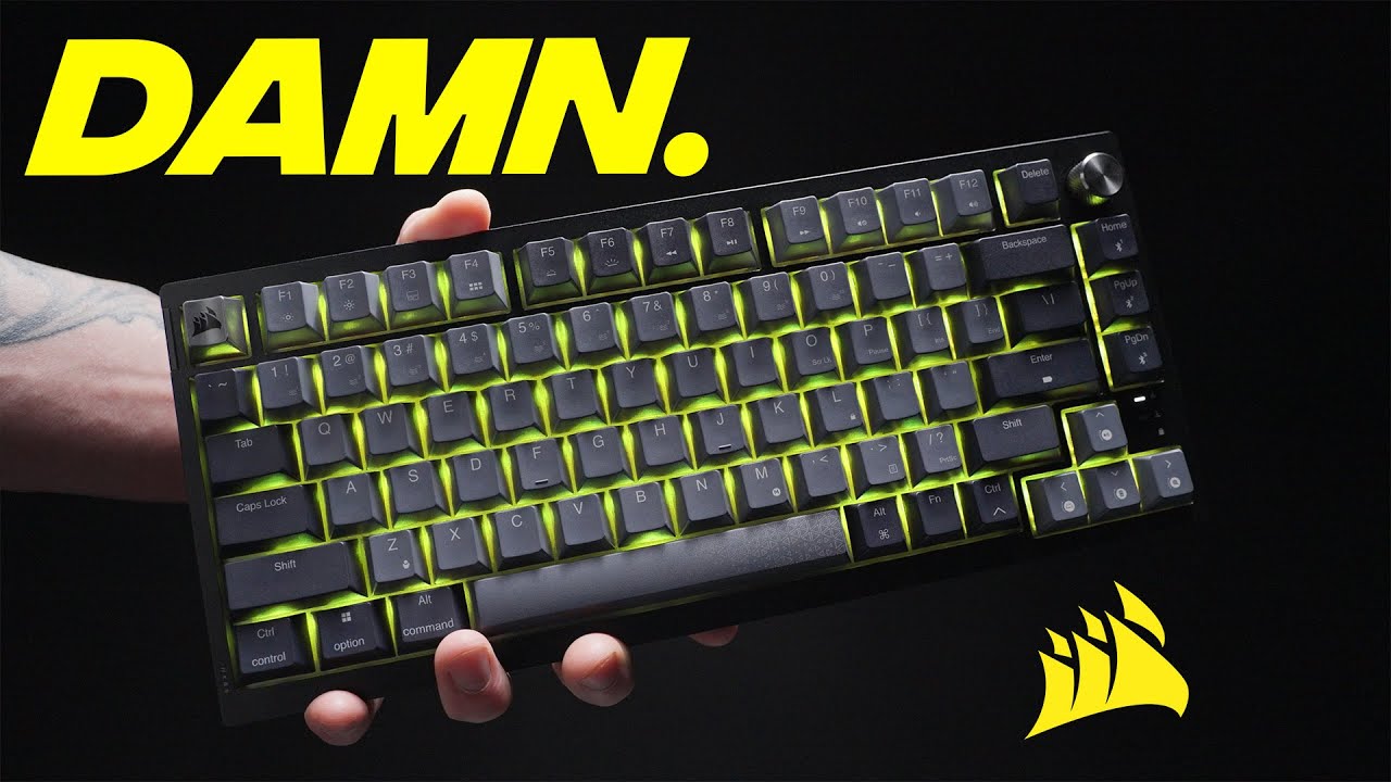 НОВАЯ беспроводная гарнитура Corsair K65 Plus