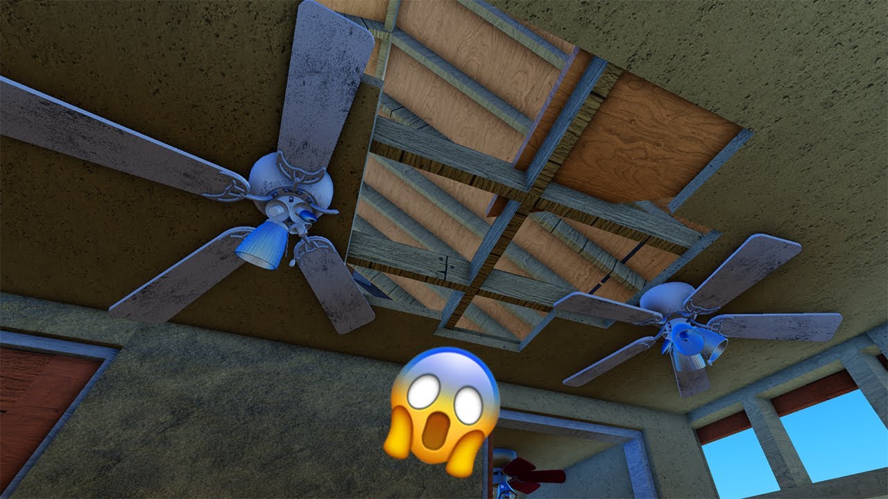 A Casa CAIU? CEILING FANS in a ABANDONED HOUSE! 😱🕸