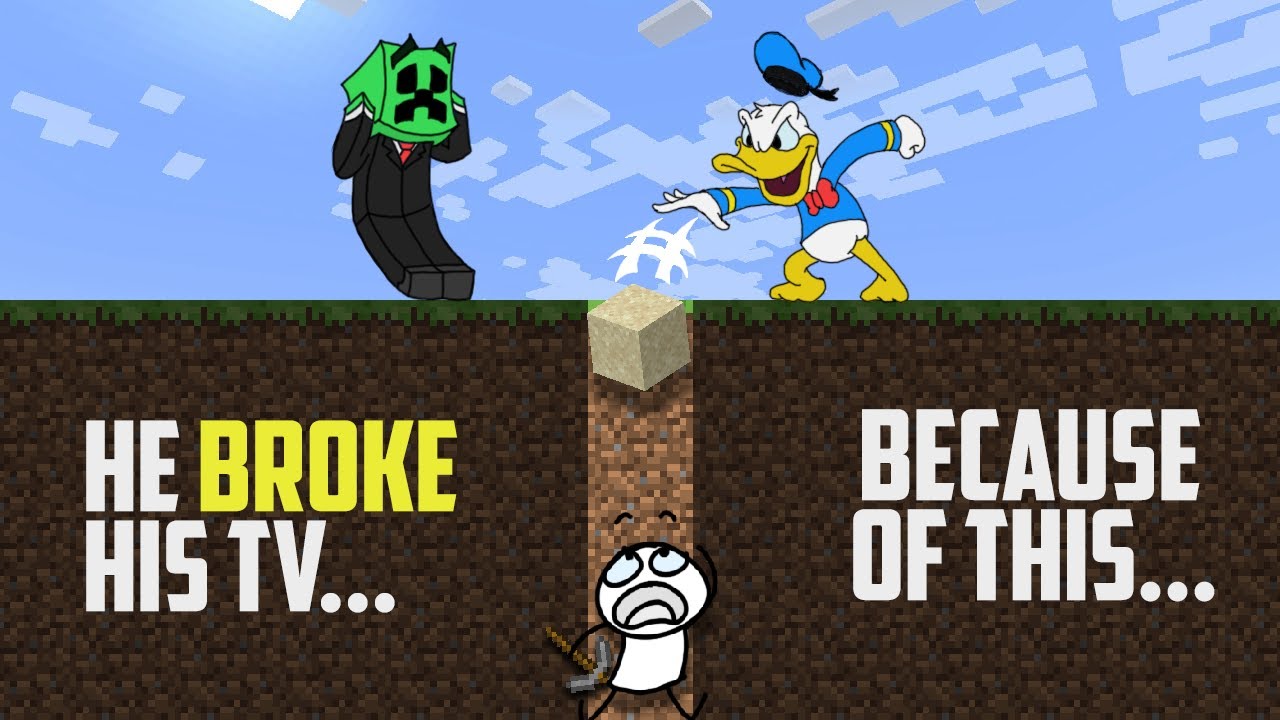 He Broke His TV After This...(Minecraft Voice Trolling)