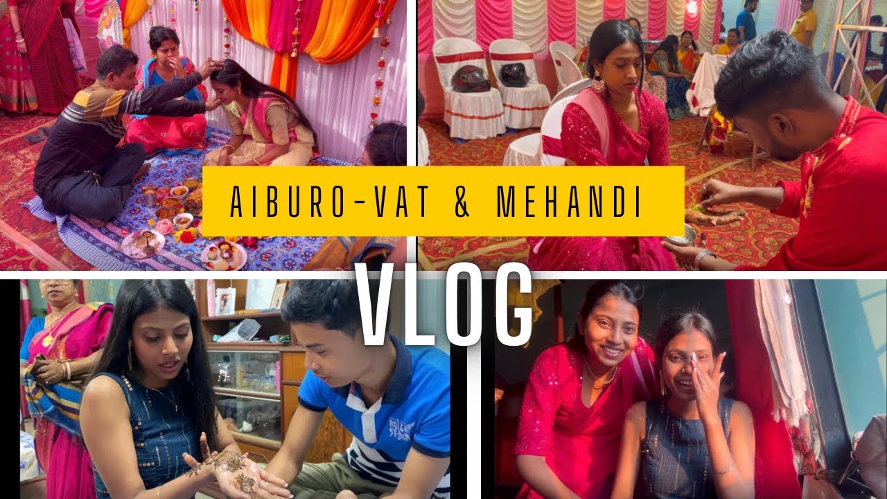 Didir aiburobhat ar Mehendi🥳🥳♥️🥳🥳@BongPosto #wedding #bongposto #sisterweddingvlog