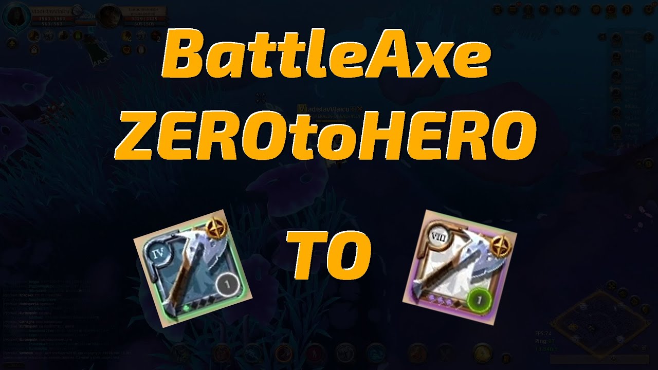 BattleAxe ZEROtoHERO | 4.1 to 8.3 | Solo Mist PVP | Albion Online