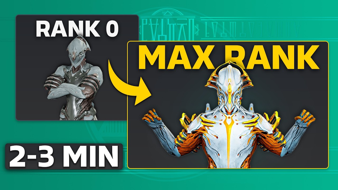 САМЫЕ БЫСТРЫЕ способы прокачки в Warframe (МАКС. уровень менее чем за 3 минуты!)