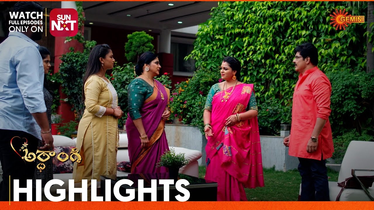 Ardhangi - Highlights of the day | Watch full EP only on Sun NXT |01 Jan 2024 | Gemini TV