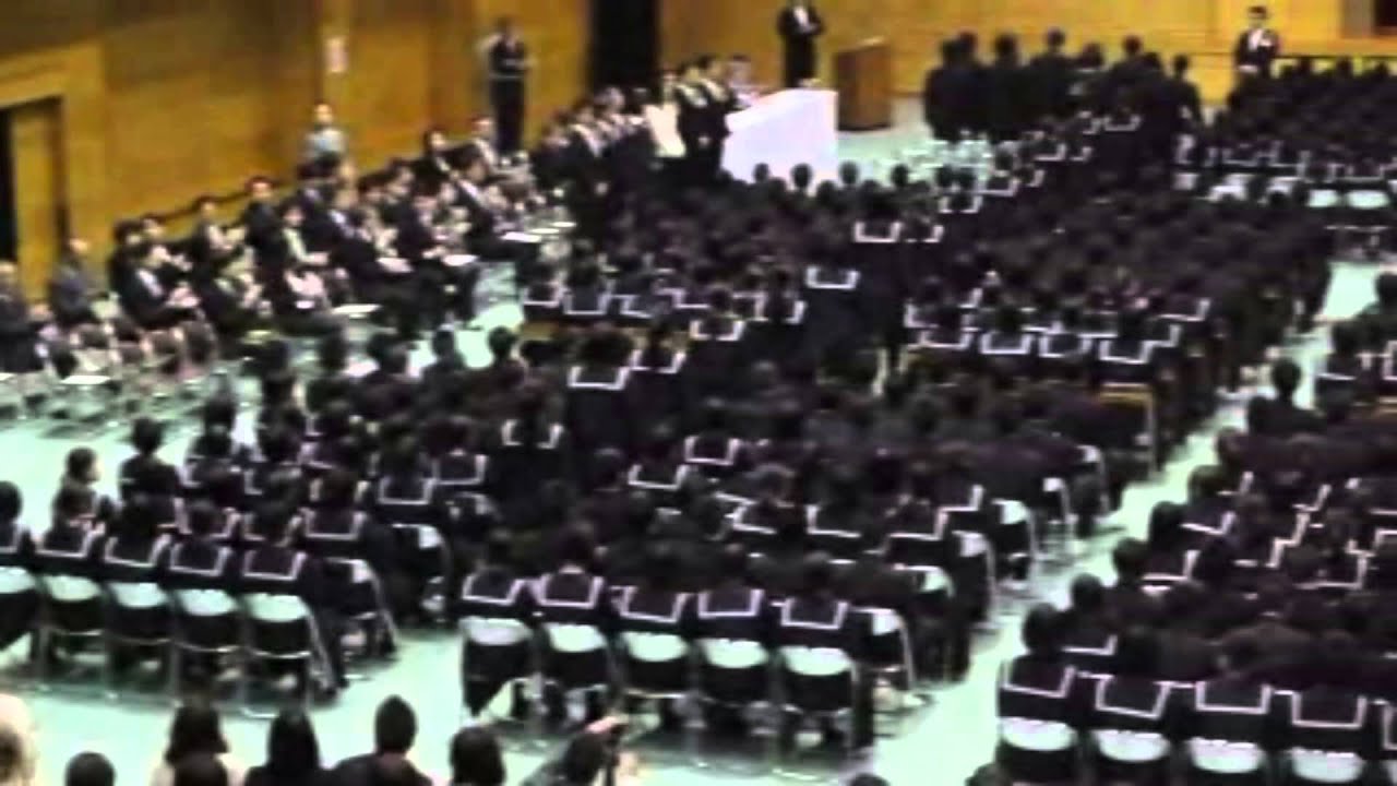 2012年3月1日熊本県立八代高等学校卒業式