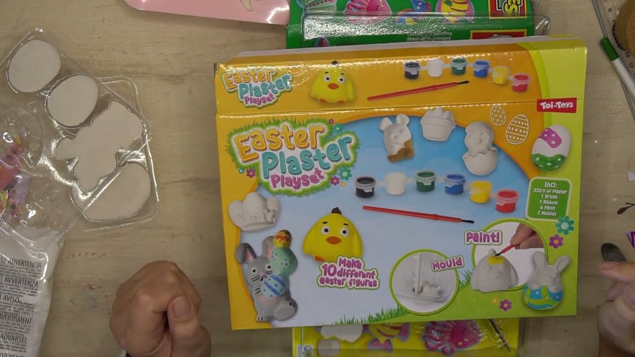 Ich Test dei Oster Gießformen von Action und Woolworth die Wasseraufkleber.