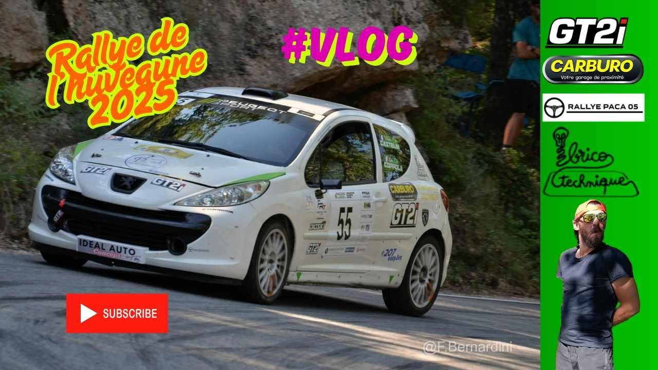 VLOG compliqué Rallye de l'Huveaune 2025, CASTELIN - COPPOLA 207 RC R3T