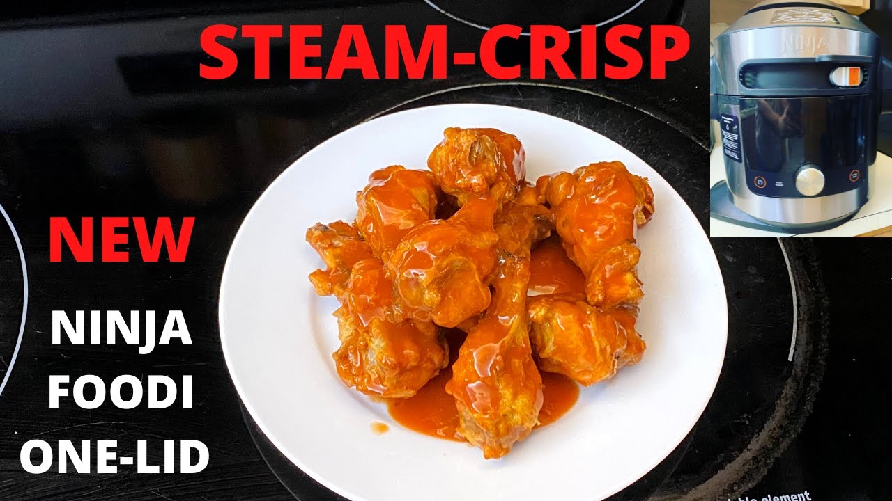 NEW NINJA FOODI SMART LID - STEAM CRISP WINGS! Amazing Results!