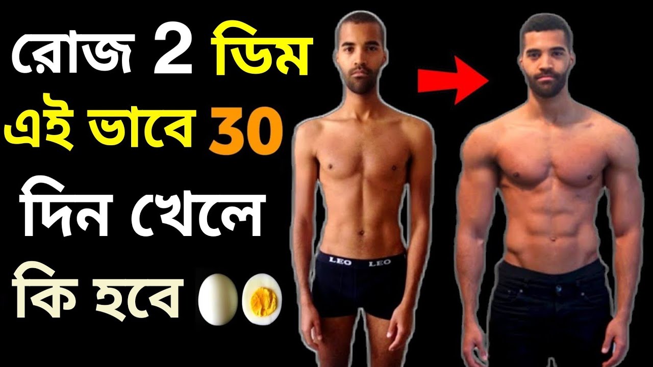 মাত্র ২ টি ডিম খাওয়াতে শরীরে কি ঘটে| benefits of eating 2 eggs daily |bodybuilding diet eggs