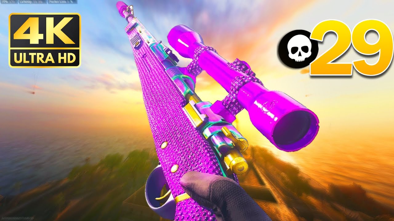 29 KILL Call of Duty: Warzone Rebirth Island - Best KAR98K Class [No Commentary]
