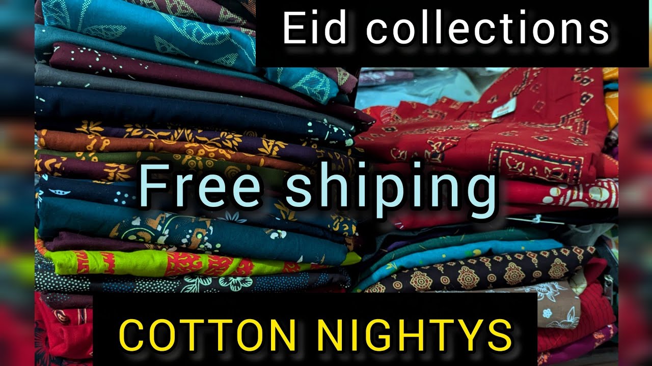 Eid special cotton nighty collection 🌙#eidcollection#eidwear#cottonnighty#nightycollection#nighty 