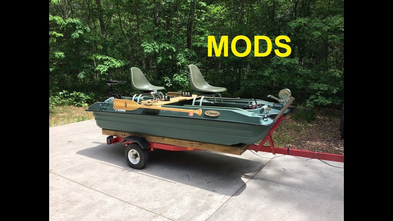 Pelican Bass Raider 10E fishing boat mods