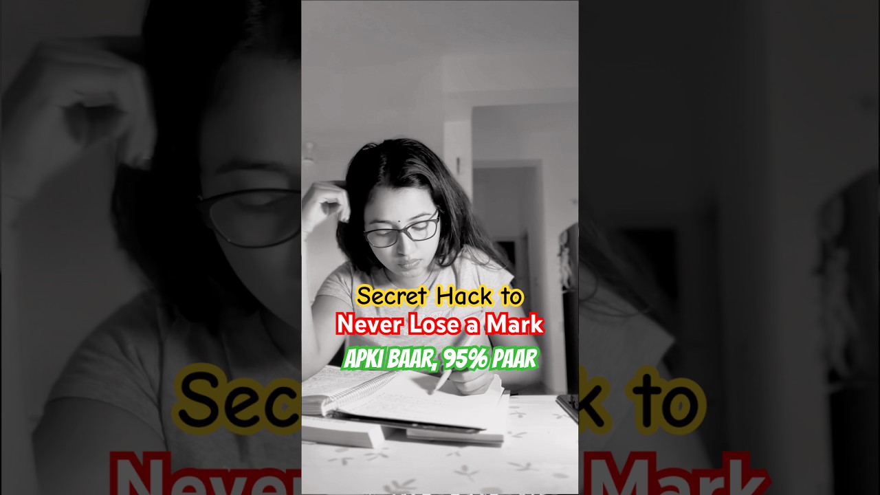 10 minutes = 20 Marks! 🤯 Score 95% in Exam ✅ MCQs #class9 #class10 #studytips #studyhacks #strategy