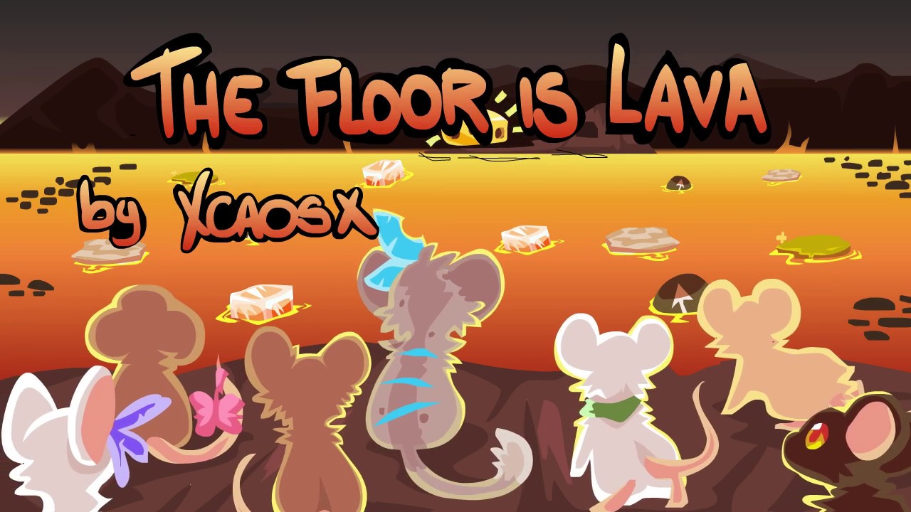 The floor is lava - meme