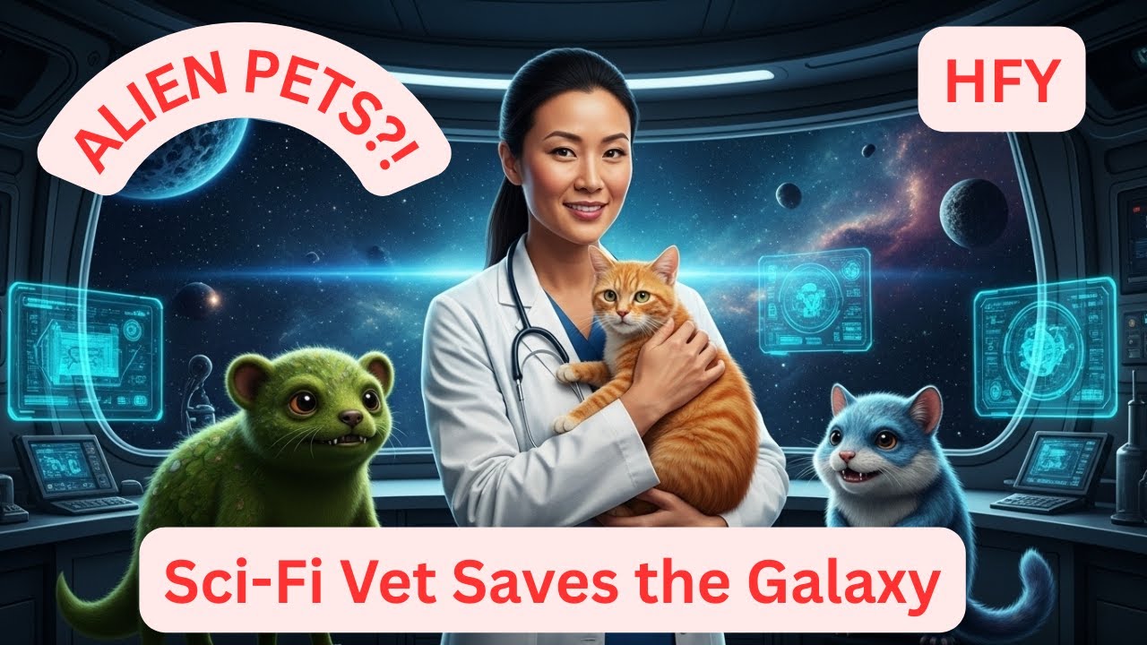 Human Vet Treats Aliens in Space... Then Finds an Earth Cat and CRIES | HFY Sci-Fi Story