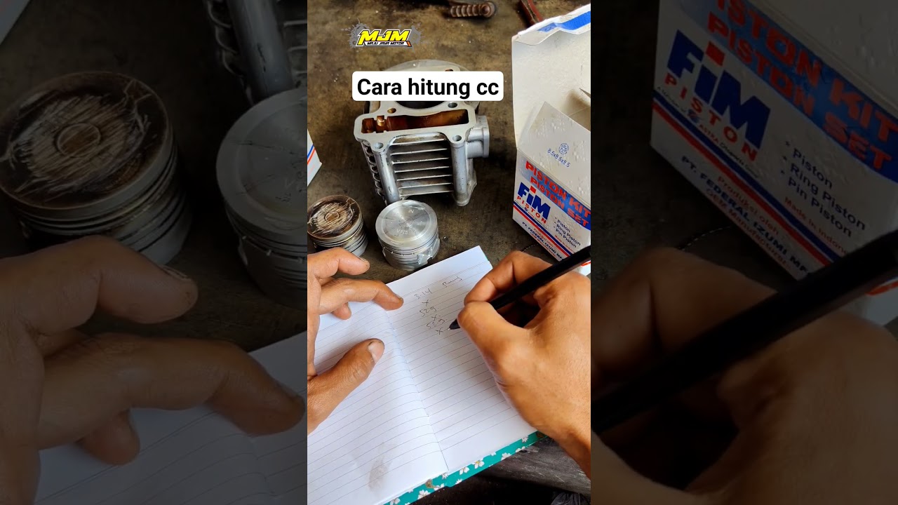 cara menghitung cc motor #automobile #belajarmekanik