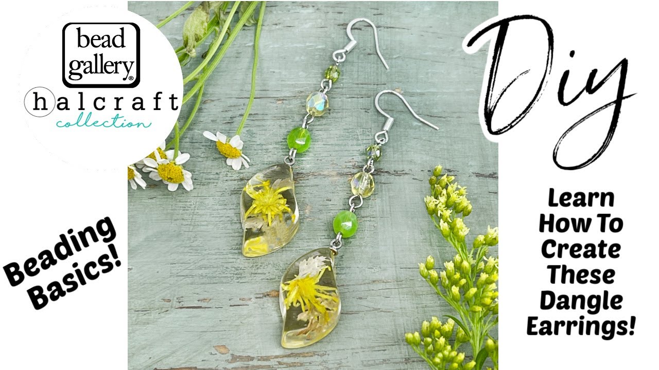 Beading Basics! Create These Fun DIY Dandelion Dangle Earrings