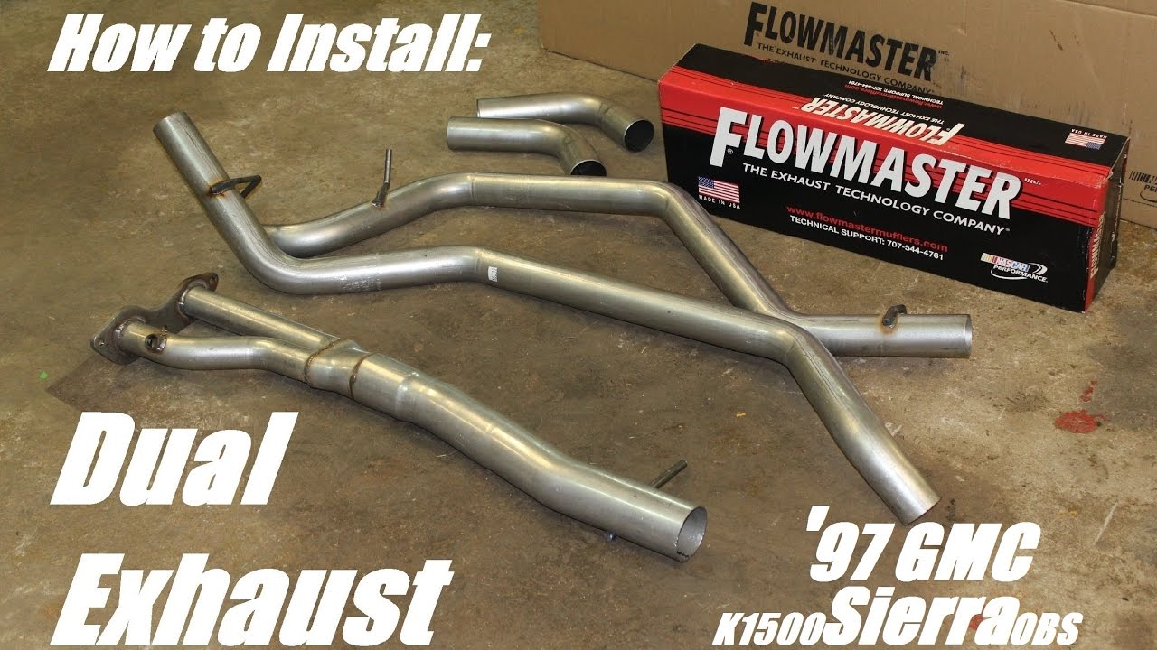#DIY Flowmaster Dual Exhaust - 97 GMC K1500