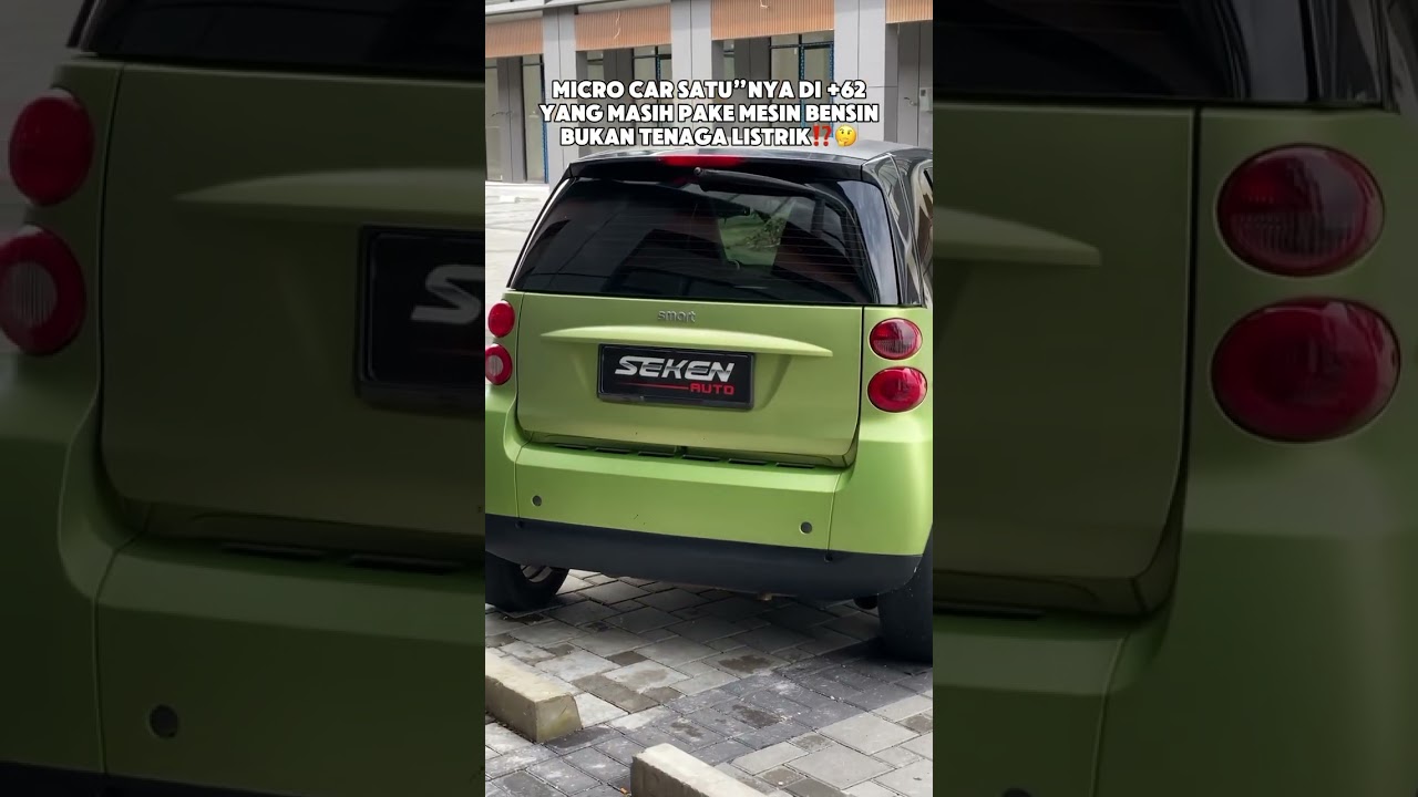 Ada yang tau mobil mini / micro car apa lagi selain Smart Fortwo ini ⁉️🤔