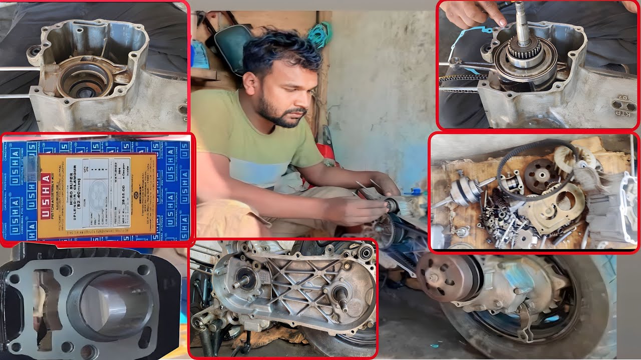 Pleasure ￼Scooty full engine fitting ￼🔥