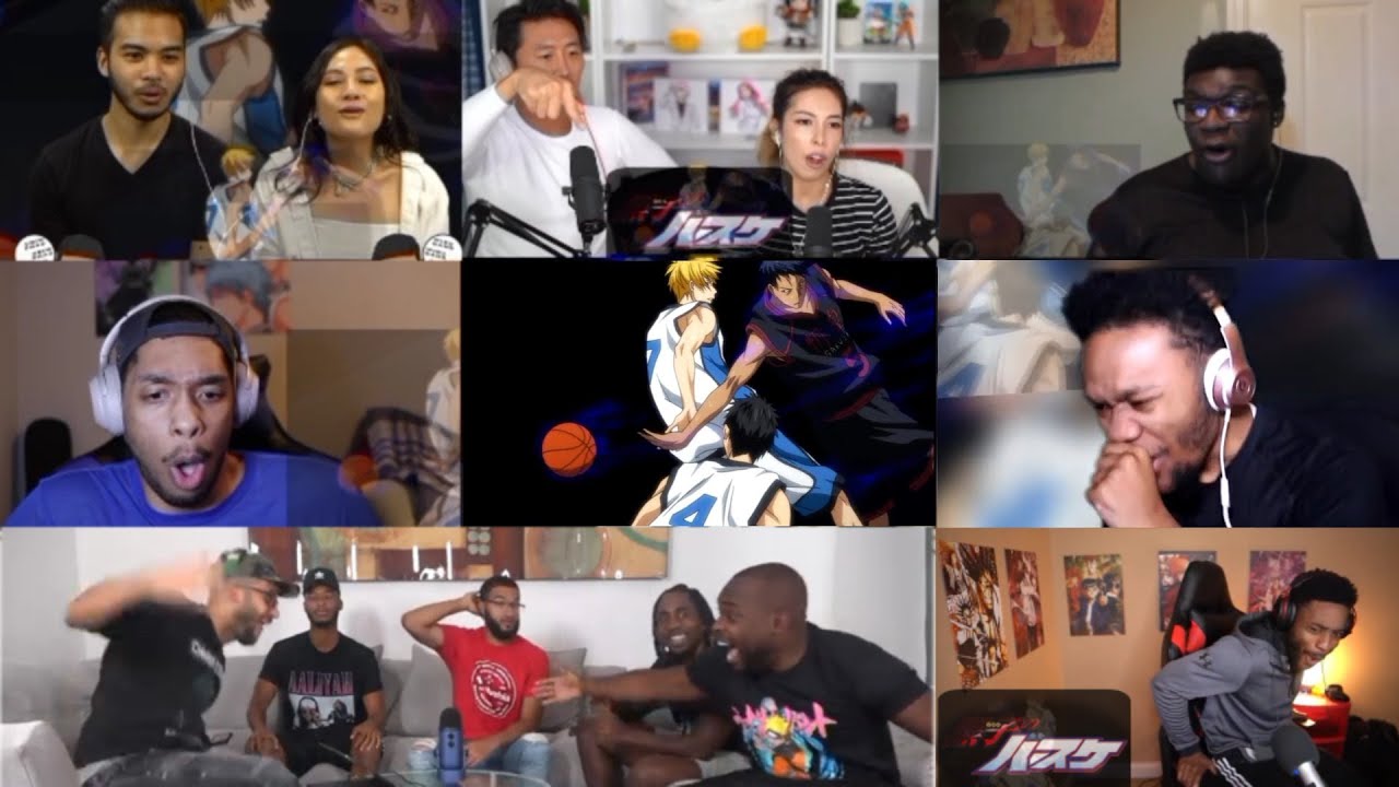 AOMINE VS KISE FINAL INTERHIGH (Part 2) || Kuroko no Basket Season 1 Eps 25 || Reaction Mashup
