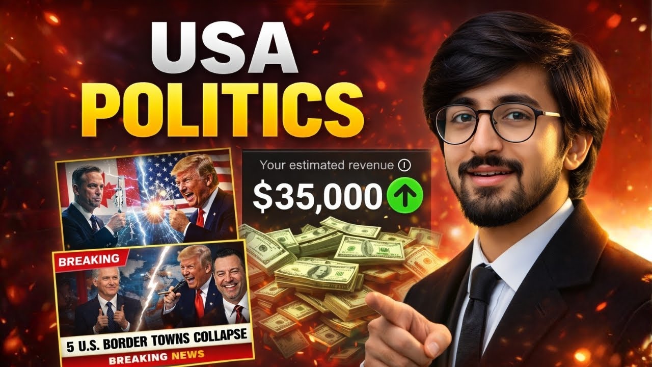 How to make video on USA Politics News Niche (2026 Full Course) 🇺🇸💰🤖