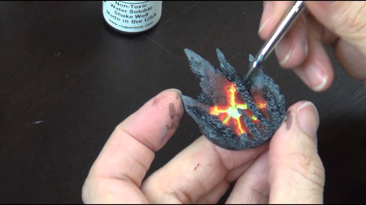 Cool Mini Or Not Micro Art Base Painting Tutorial With Jen Haley