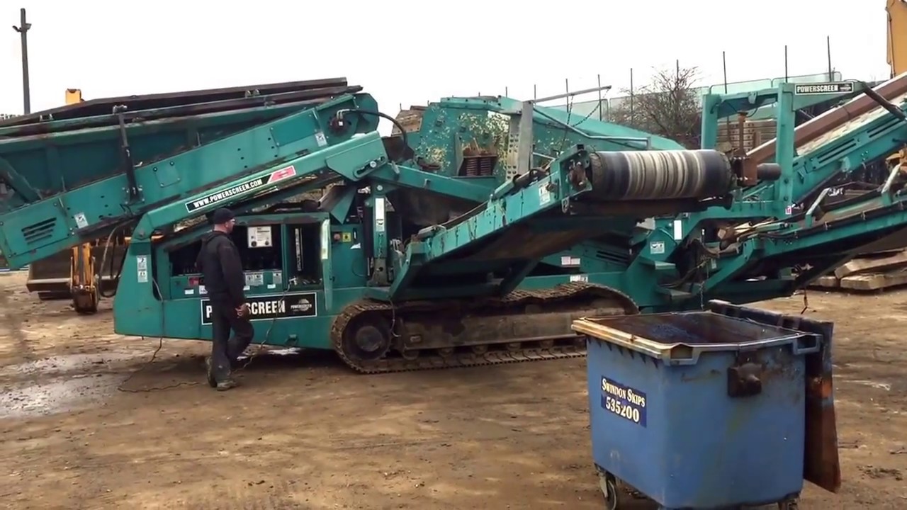 Powerscreen Warrior 1400 demo