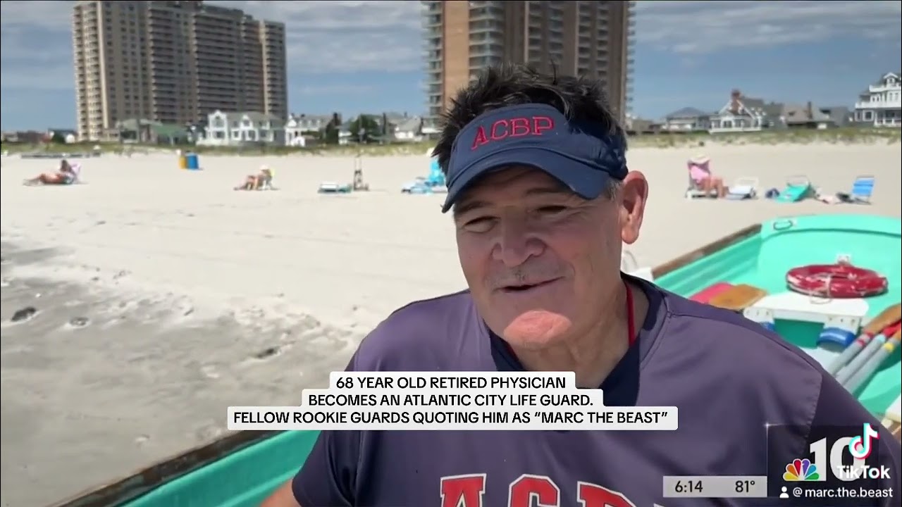 68 year old amazes community by becoming the oldest rookie lifeguard in Atlantic City history
