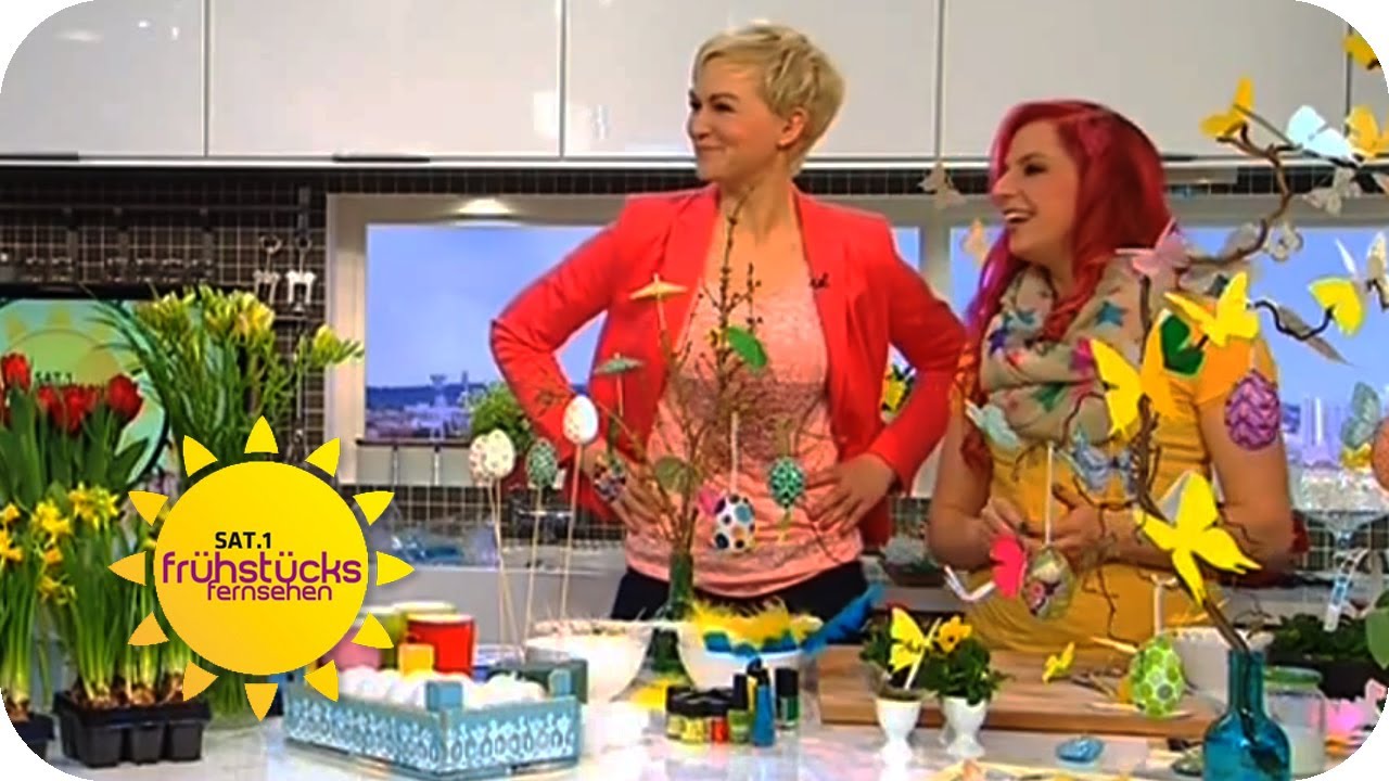DIY: Osterdeko basteln mit Bine Br&auml;ndle | Sat.1 Fr&uuml;hst&uuml;cksfernsehen