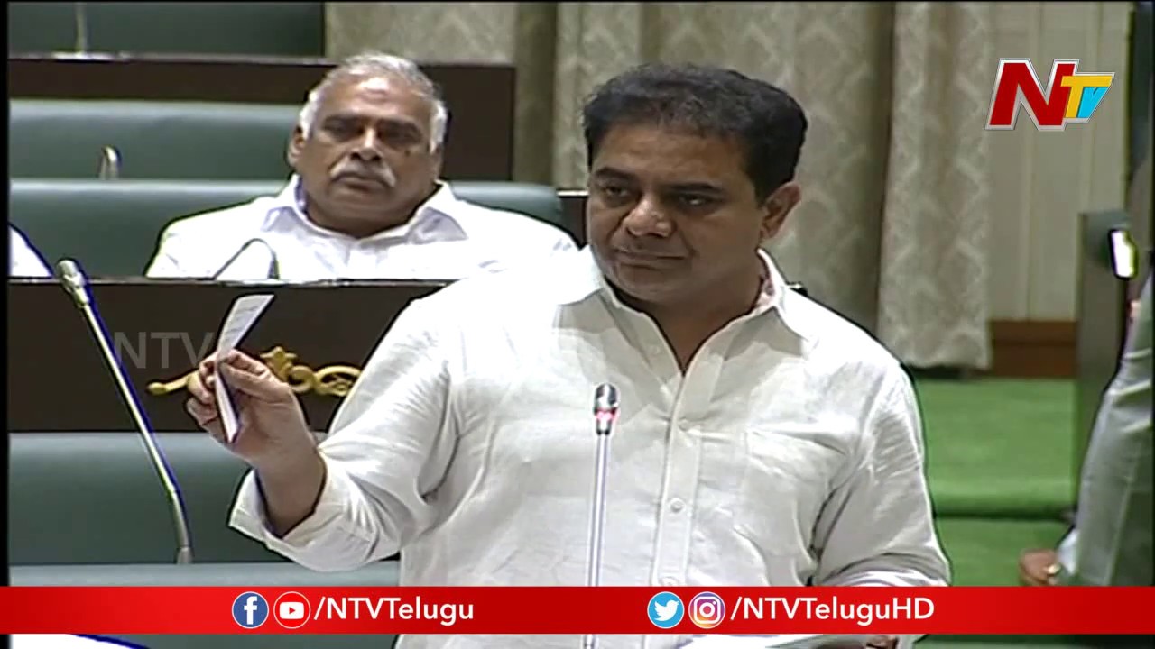 Minister KTR Vs Akbaruddin Owaisi over Hyderabad Issues | Telangana Assembly | NTV