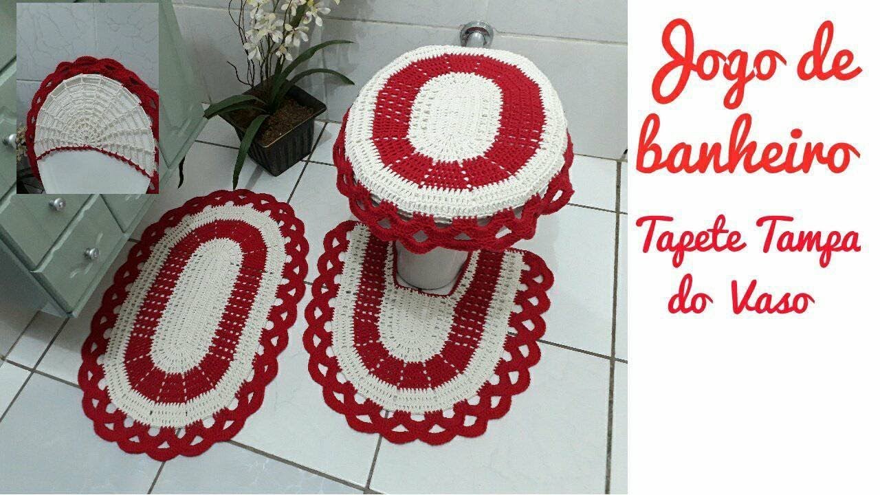 Jogo de banheiro simples e fácil- Tampa do Vaso