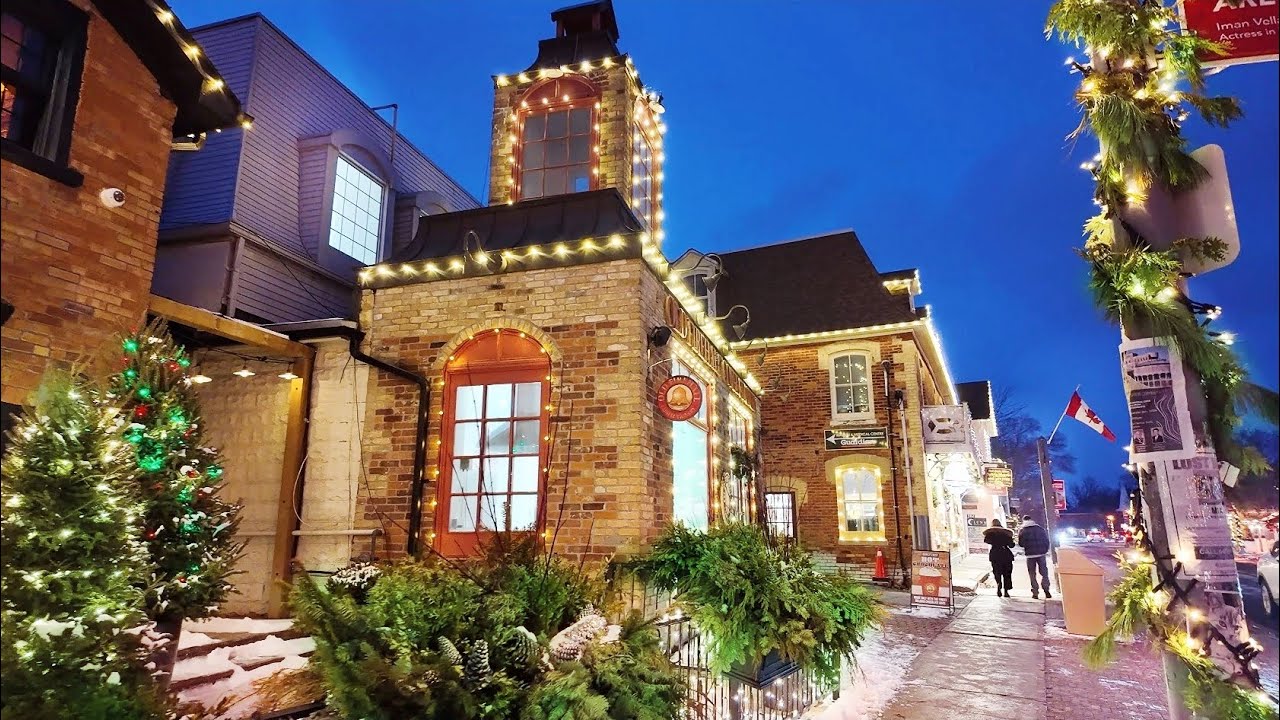 Markham Unionville Village Walking Tour Christmas Lights
