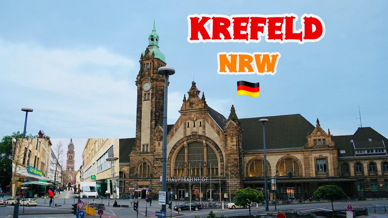 City Walking in Krefeld, Germany 🇩🇪 – Urban Exploration