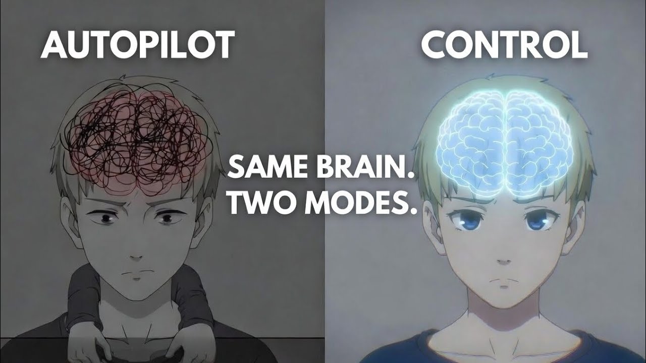 Your Brain Has Two Modes | Why You Feel Stuck Without Knowing Why | #discipline 
