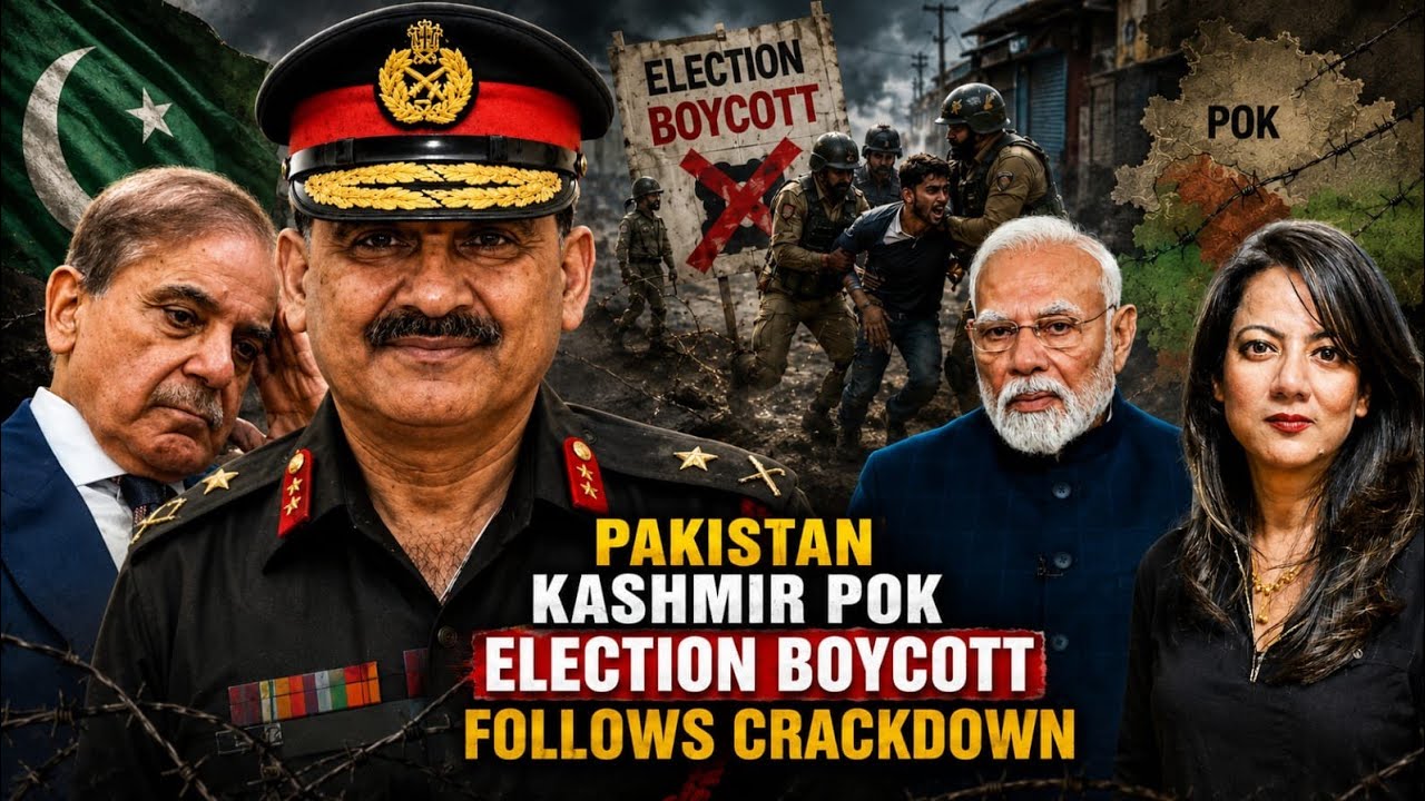 Maj Gen #RajanKochar #Pakistan #Kashmir POK election boycott follows  crackdown #India
