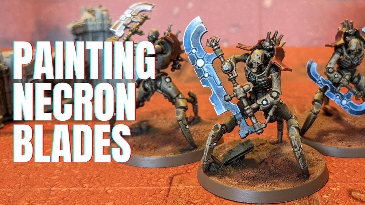 How to paint Necron blades
