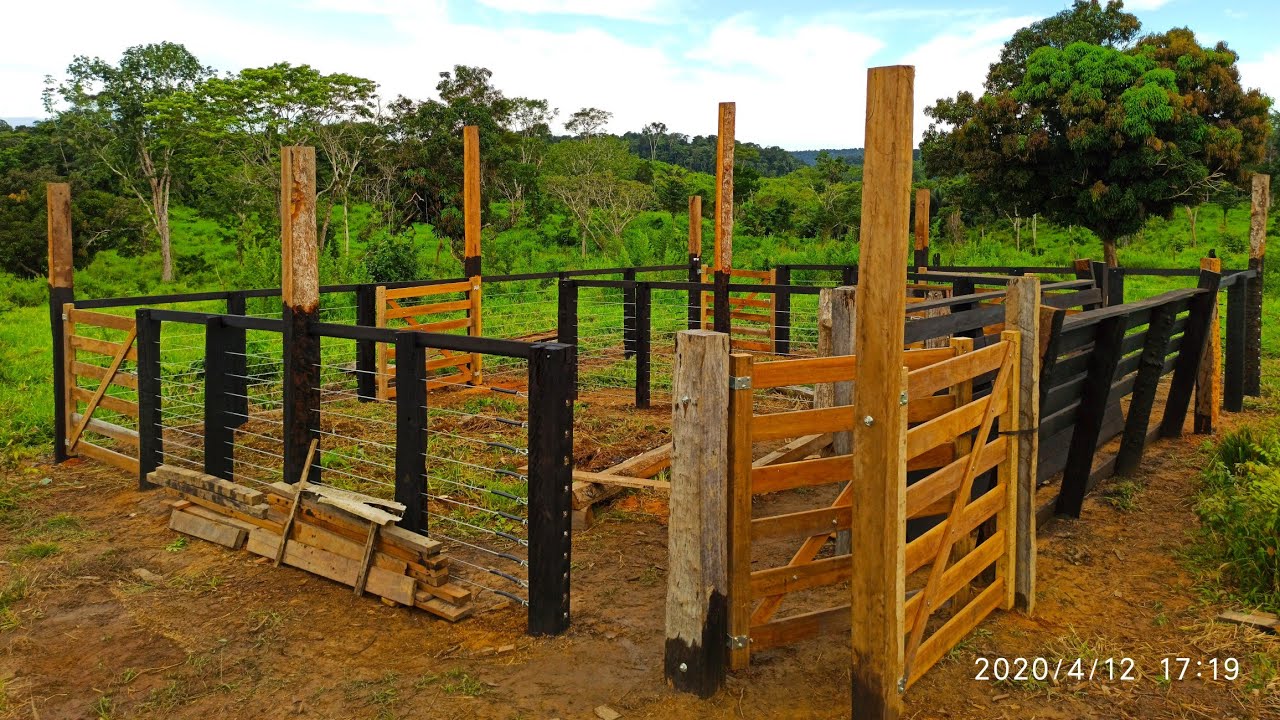 CURRAL DE CORDOALHA PARTE 3, CONSTRUÇÃO #PECUÁRIA