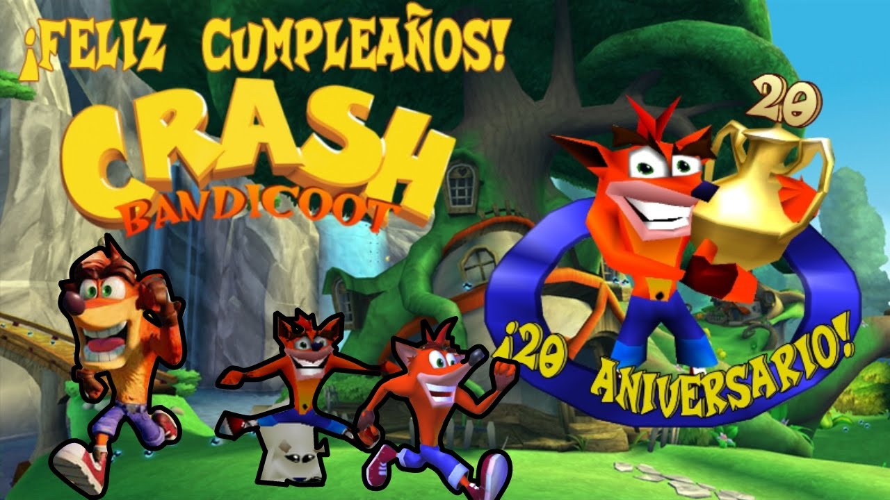 ¡Feliz cumpleaños Crash Bandicoot! | Homenaje | Krash76