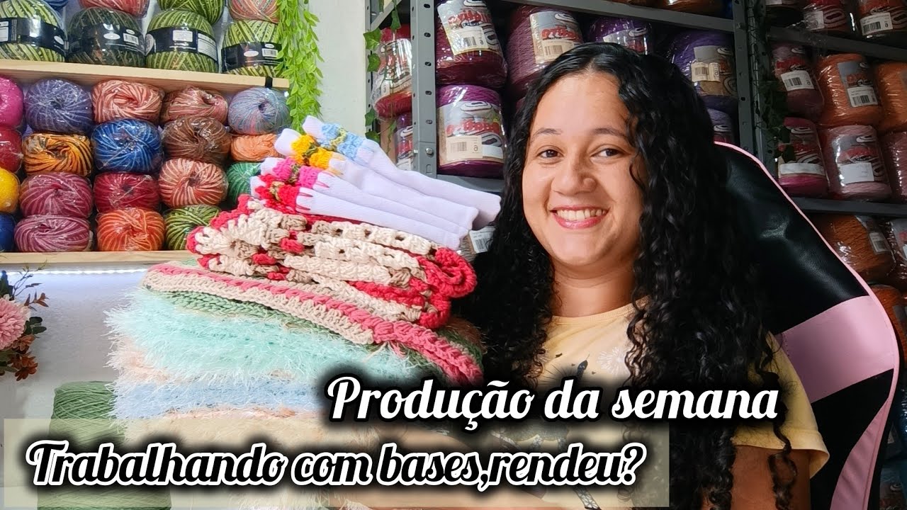 💥TUDO QUE EU CONSEGUI PRODUZIR EM 7 DIAS NO CROCHÊ//VEM VER #produçãodecroche 