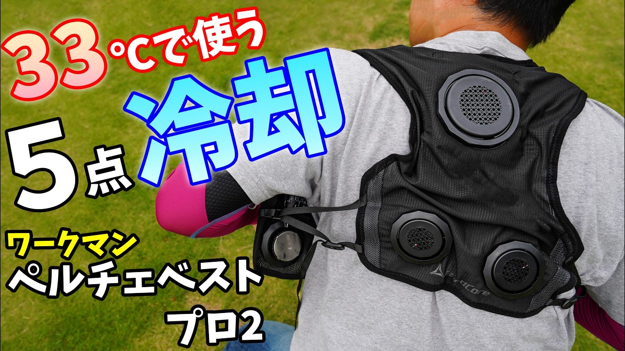 5点冷却のペルチェベスト！真夏日に使うワークマンペルチェベストで今年の夏を乗り切れるか！