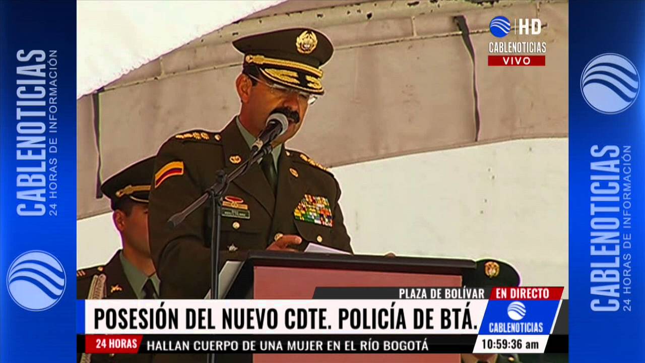 Gral. Hoover Penilla Romero, nuevo comandante de la Policía de Bogotá