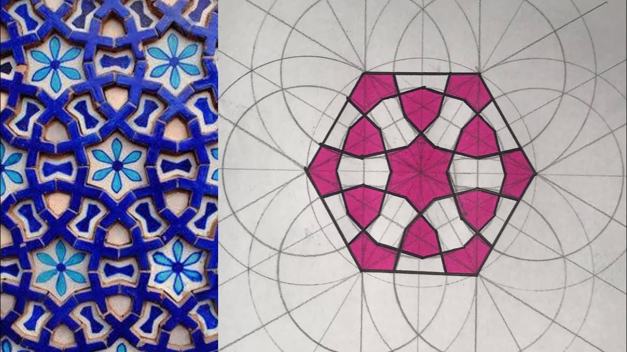6-Fold Islamic Geometric Pattern