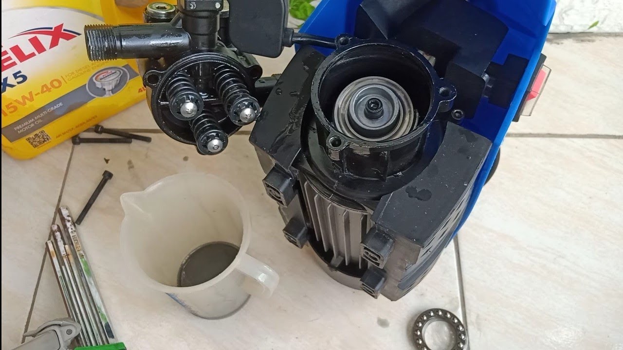 GANTI OLI QL 1900 | PERAWATAN JET CLEANER |