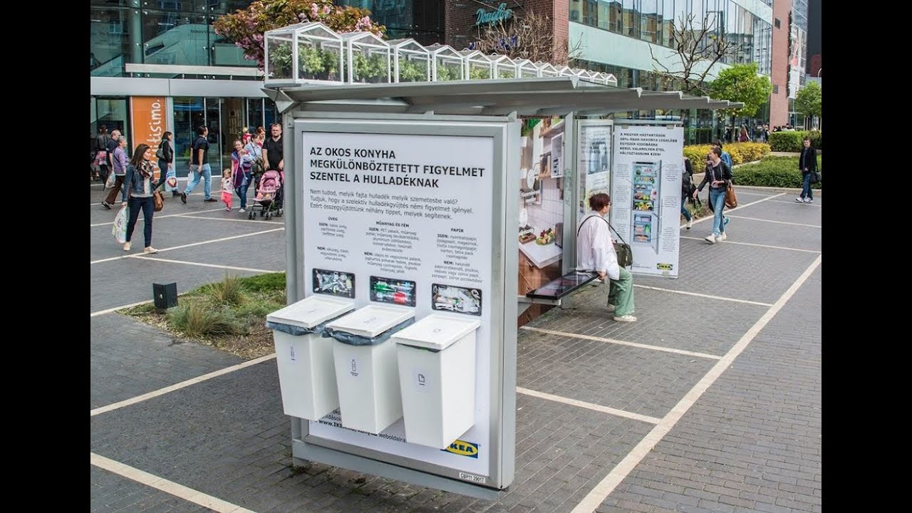 [Retail & e-commerce] IKEA goes green with a bus shelter in Budapest | JCDecaux Hungary