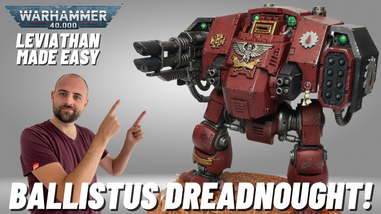 How to Paint Ballistus Dreadnought from Leviathan #new40k