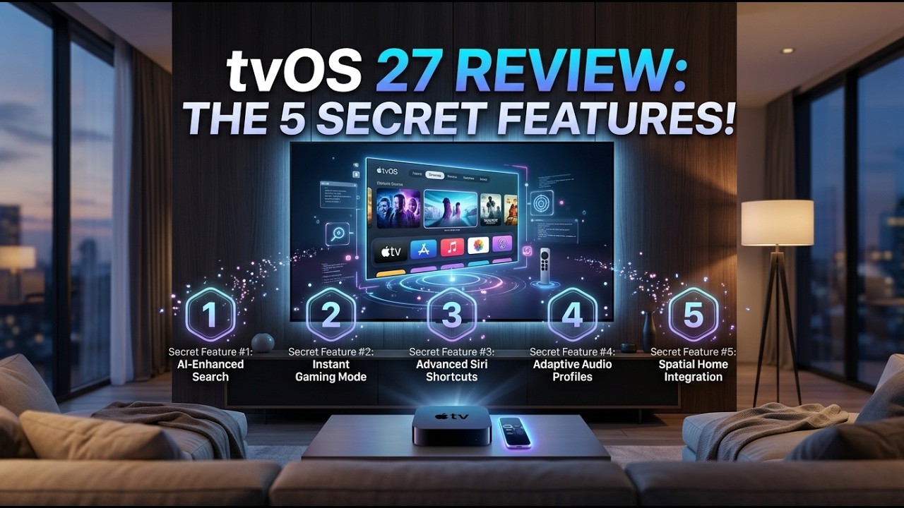 Обзор Apple TV tvOS 18: 5 секретных функций!