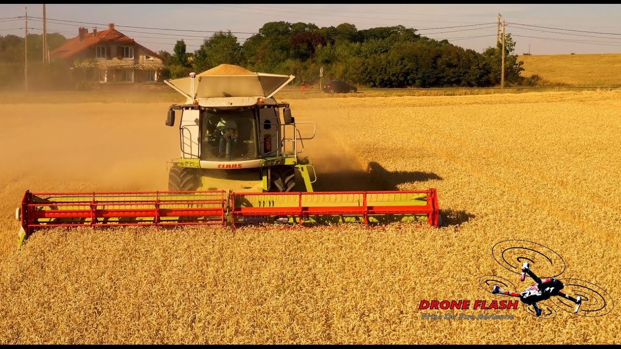 [Drone 4K] Moisson 2020 CLAAS Lexion 770 dans l'Oise