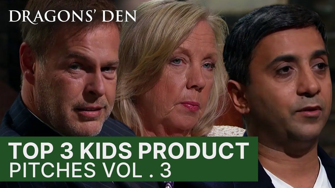 Top 3 Innovative Kids Products | Vol 4 | Dragons' Den